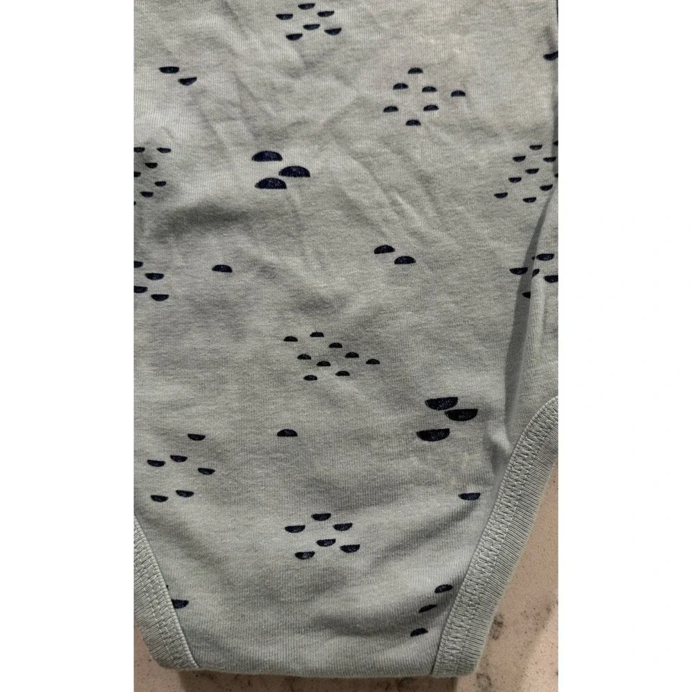 Simple Joys by Carter’s Baby Boy Bodysuit 18M Sage Green Abstract Dash 1M497610